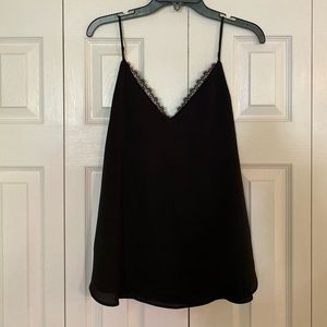 Express Black cami with lace